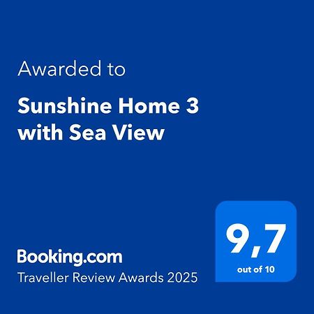 Sunshine Home 3 With Sea View Alepú Kültér fotó